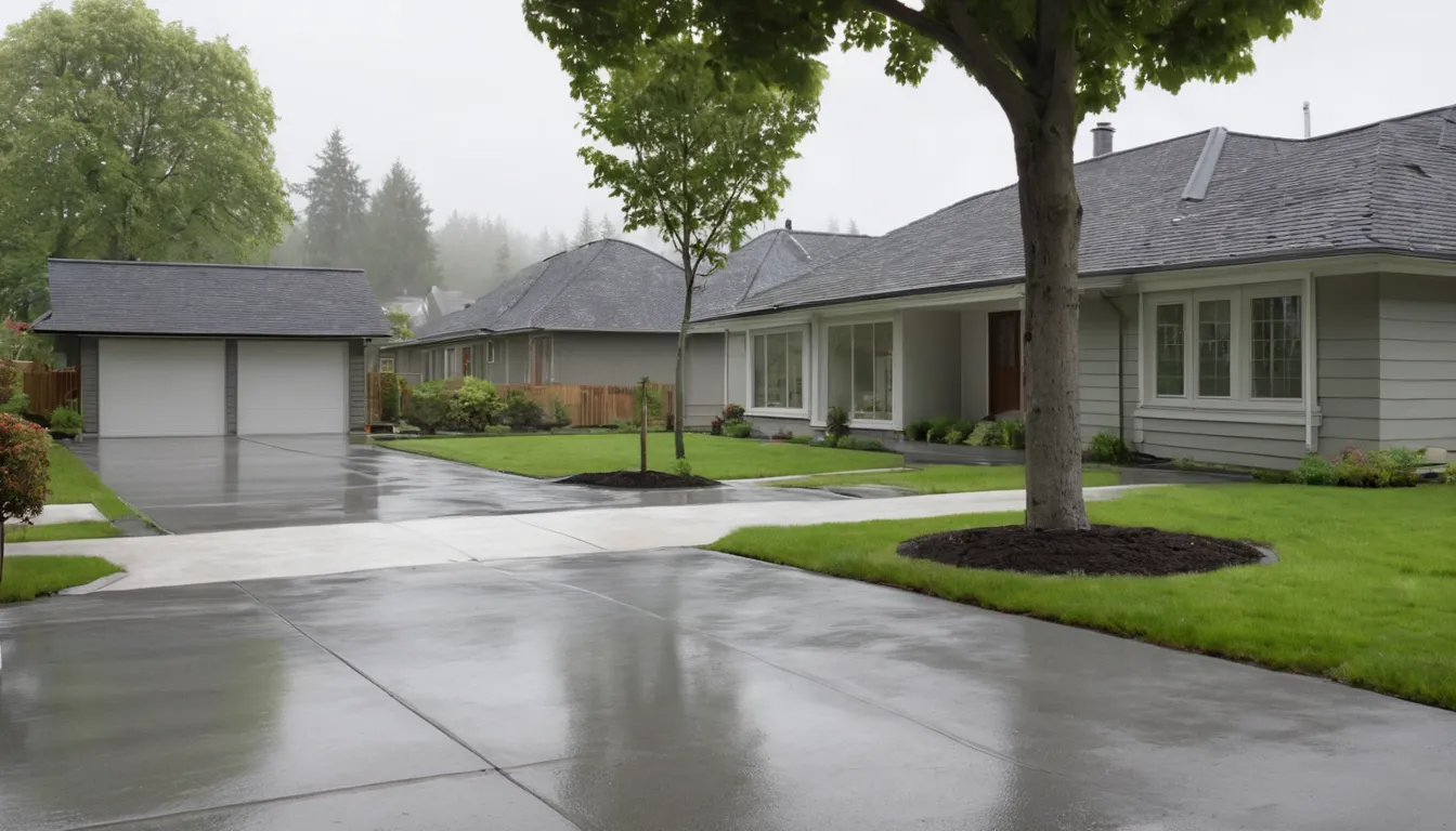 New concrete flatwork on a street in Painesville